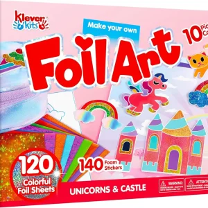 JOYFY Foil Art Kit Arts & Crafts Supplies Mess Free