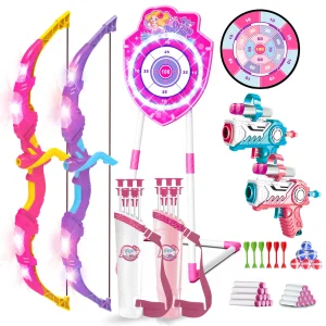 VATOS Night-Light Bow Arrow Guns Toy