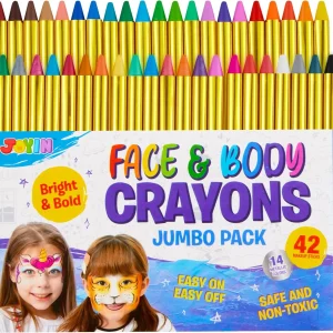42PCS Face and Body Paint Crayons XL Face Painting Kit