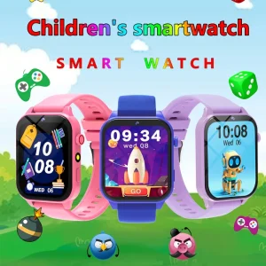 Kids Smart Watch, Multiple Puzzle Games, HD Camera, Flashlight, Alarm Clock